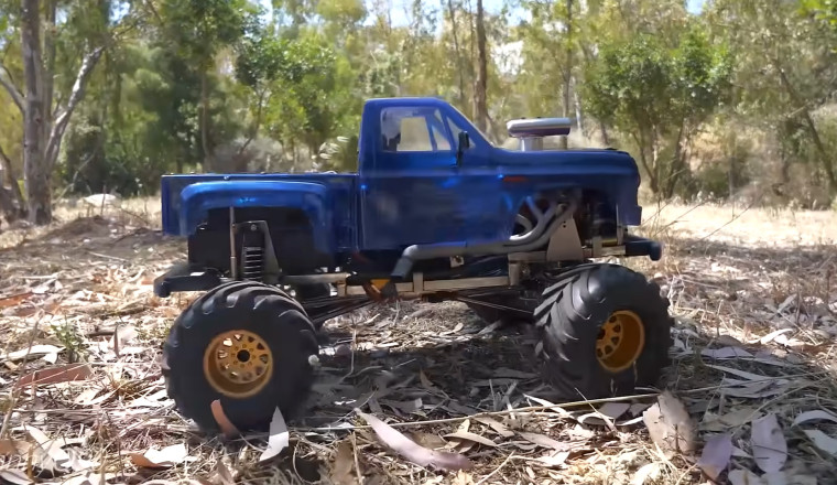 This RC Truck’s 44cc V8 Sounds Like a Rowdy Small-Block Chevy