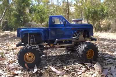 This RC Truck’s 44cc V8 Sounds Like a Rowdy Small-Block Chevy