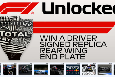 Win a signed Oracle Red Bull Racing camo end plate with F1 Unlocked