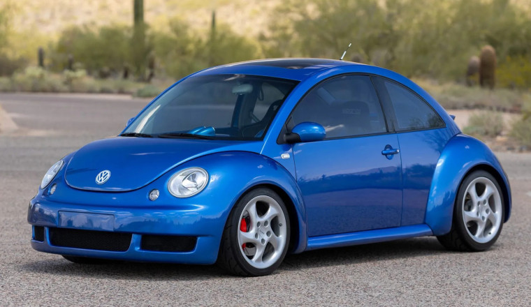 You Didn't Know You Wanted A Volkswagen New Beetle Until You Saw This One With A 357-HP Twin-Turbo VR6, A Manual And AWD