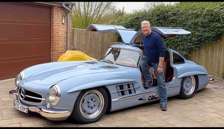 Man Builds Custom Mercedes Gullwing Using Old Car Parts