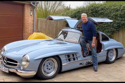 Man Builds Custom Mercedes Gullwing Using Old Car Parts