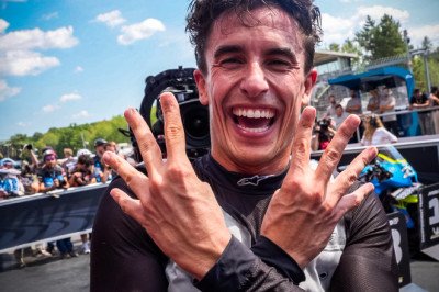 Marc Marquez fends off Bezzecchi to make Ducati history