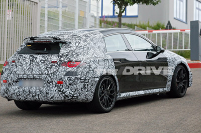 Check Out the Active Spoiler on the Mercedes-AMG CLA 45 Wagon Prototype