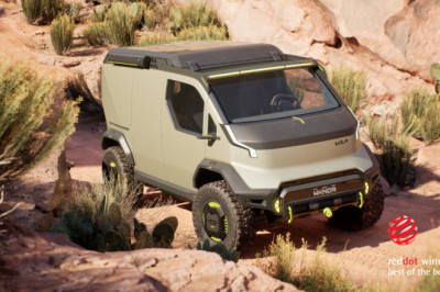 Kia design triumphs at ‘Red Dot Award: Design Concept 2025’ with five awards and top honour for PV5 WKNDR