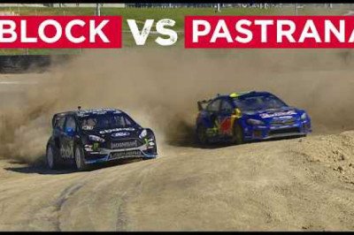 Travis Pastrana vs. Ken Block: Legendary Rallycross Showdown at Nitro World Games, Salt Lake City