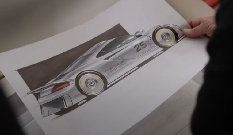Early Porsche Carrera GT Sketch Reveals What Could Have Been