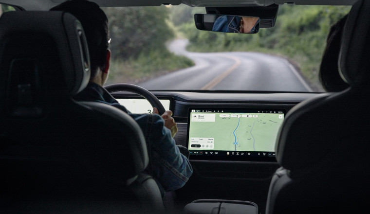 Rivian upgrade to navigation with Google Maps for R1S and R1T