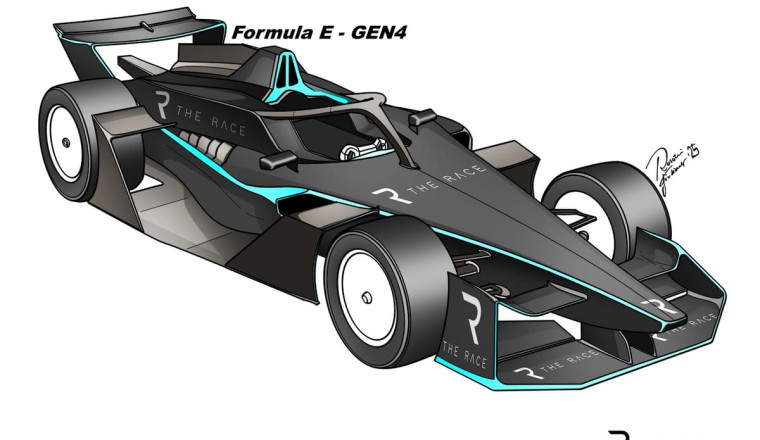 First look at Formula E's fastest and most powerful car for Gen4