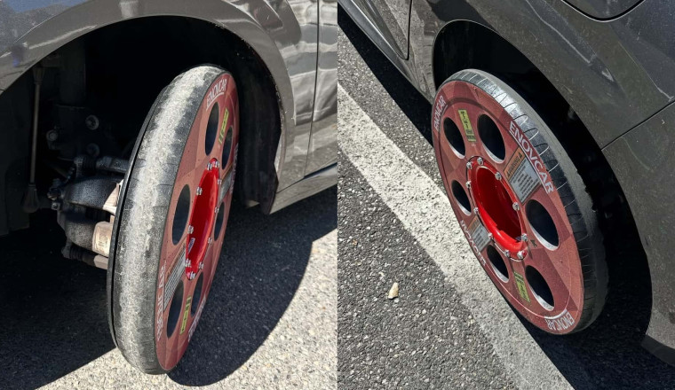 Here's Why This Peugeot 208 Has Four Skinny Wheels