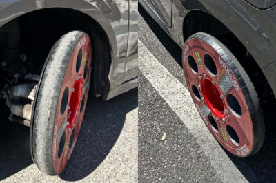 Here's Why This Peugeot 208 Has Four Skinny Wheels