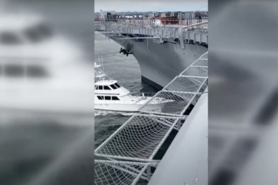 Hit-And-Run Boater Who Crashed Into Midway Aircraft Carrier Arrested For Boating Under The Influence