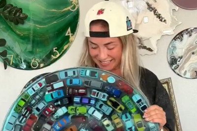 A Few Dozen Hot Wheels and Some Lucite Make for Sweet DIY Furniture