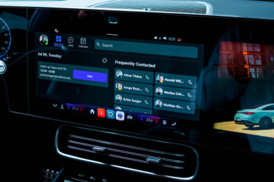 New Mercedes-Benz CLA allows Teams video calls while driving