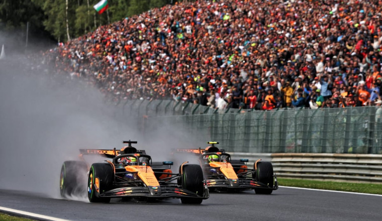 Piastri stretches F1 points lead with win in delayed Belgian GP