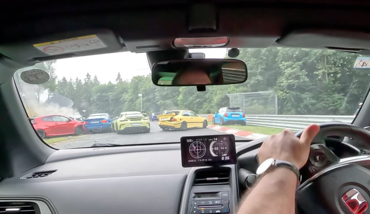 ‘Coolant’ Spill Causes Huge Nürburgring Touristenfahrten Pile-Up