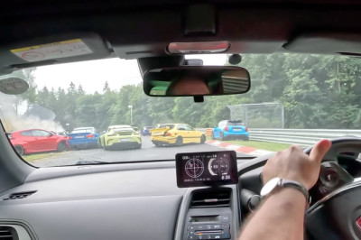 ‘Coolant’ Spill Causes Huge Nürburgring Touristenfahrten Pile-Up