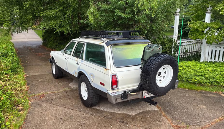This Lifted Plymouth Volare With Rally Lights And A CB Antenna Is The Ultimate Adventure Wagon