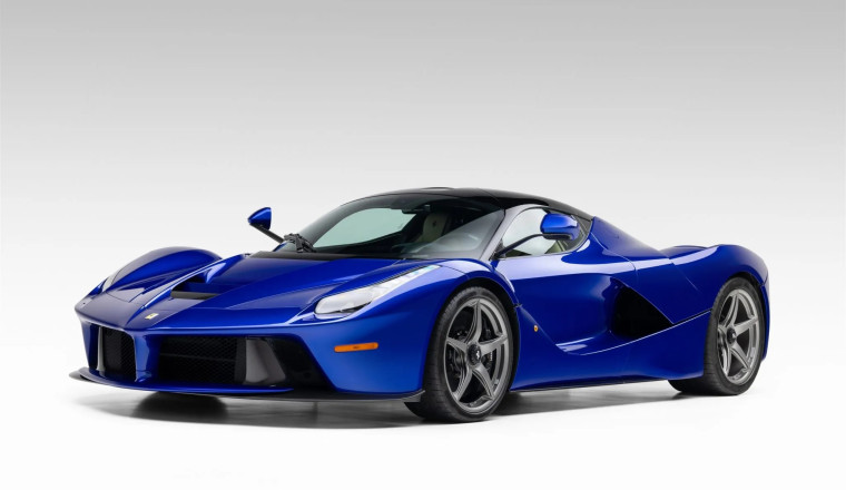 Ultra-Rare 2014 LaFerrari in Blu Elettrico Live on BaT