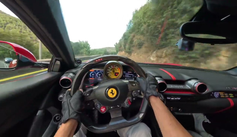 Ferrari 812 POV Drive with Brutal Exhaust Sound!