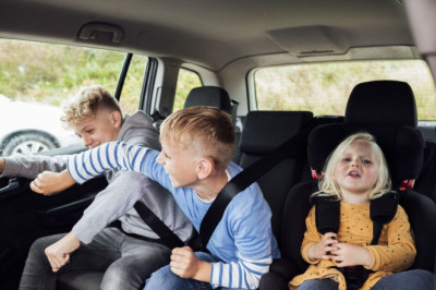 One in three motorists distracted by children's tantrums, risking near misses on the road