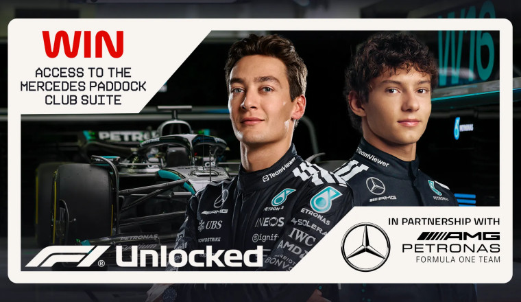 Win a VIP experience with Mercedes-AMG Petronas