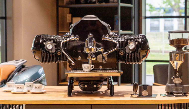 This BMW Motorcycle Engine Is Actually a $9,185 Coffee Maker