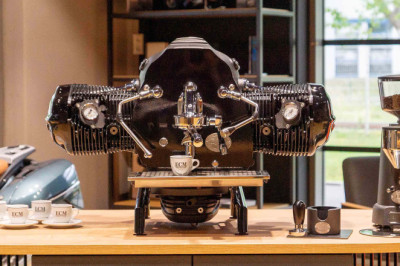 This BMW Motorcycle Engine Is Actually a $9,185 Coffee Maker