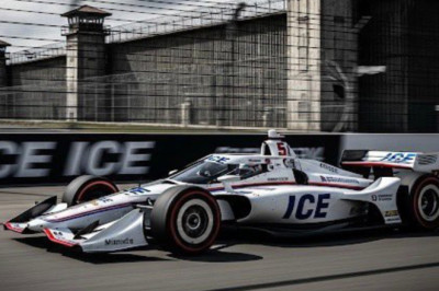 Feds Use AI To Turn Mexican Driver's IndyCar Into A Promotion For Its Latest ICE Detention Facility