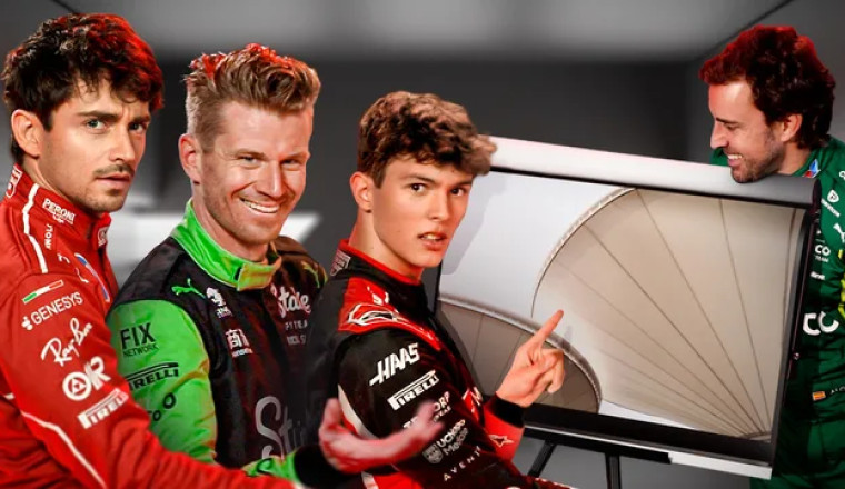 The drivers face Grill the Grid’s ‘What the track’ challenge