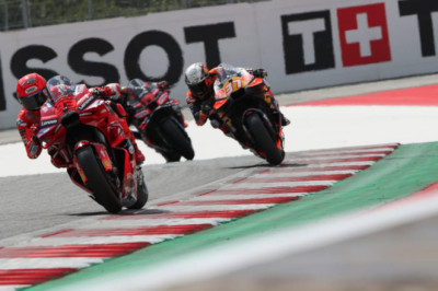 Marquez wins sixth straight MotoGP sprint after Bagnaia start drama