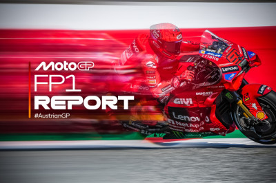 Marc Marquez rockets to P1 in FP1 in Austria ahead of teammate Bagnaia