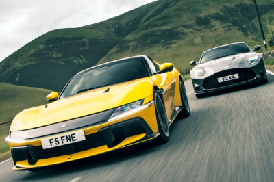 Super-GT showdown: Ferrari 12Cilindri vs Aston Martin Vanquish