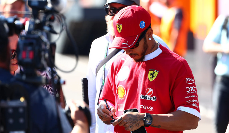 Hamilton shares more about his special Ferrari documents