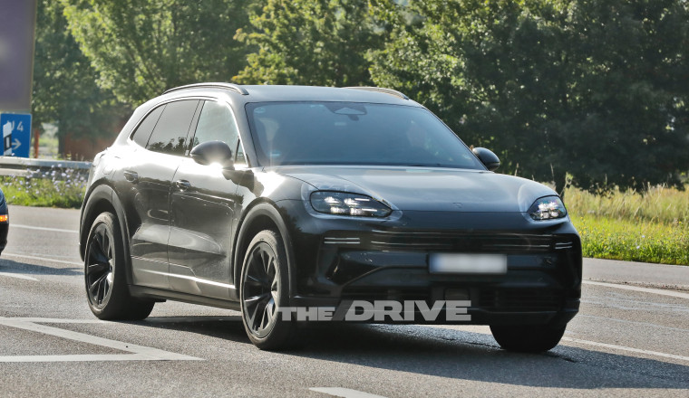 This Is Our Best Look Yet at the 2027 Porsche Cayenne EV