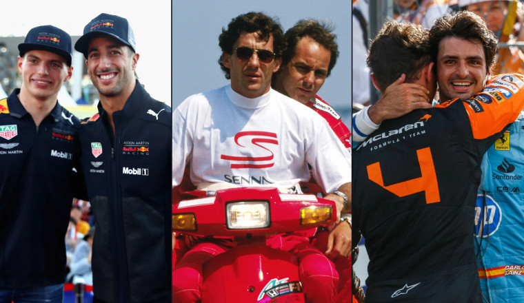 10 of the best F1 bromances from over the years