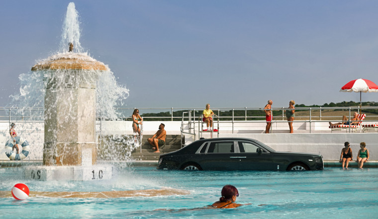 Rock and Rolls: £500k Phantom takes a plunge in swimming pool