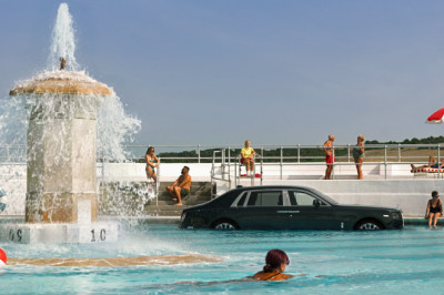 Rock and Rolls: £500k Phantom takes a plunge in swimming pool