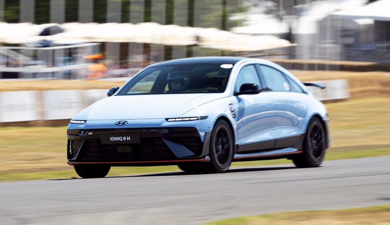 This Hyundai Ioniq 6 N Ripping It on a Track Could Fool You Into Thinking It’s Not an EV