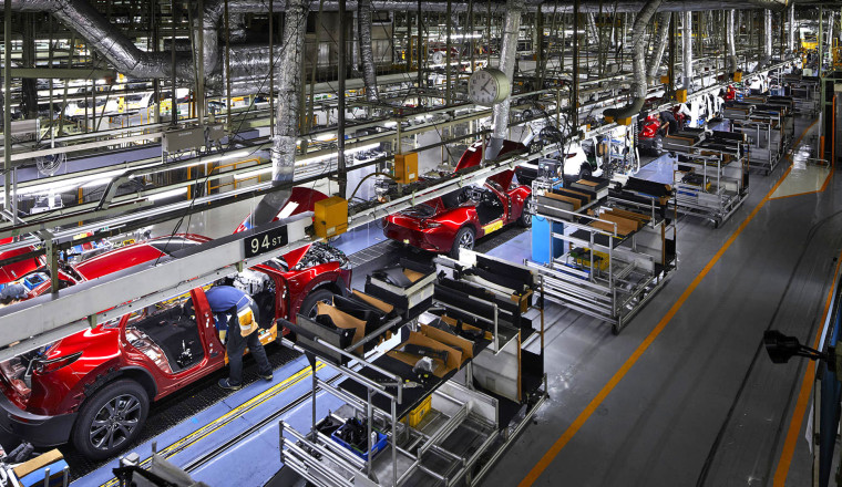 Toyota Is Recycling Old EV Batteries to Help Power Mazda’s Production Line