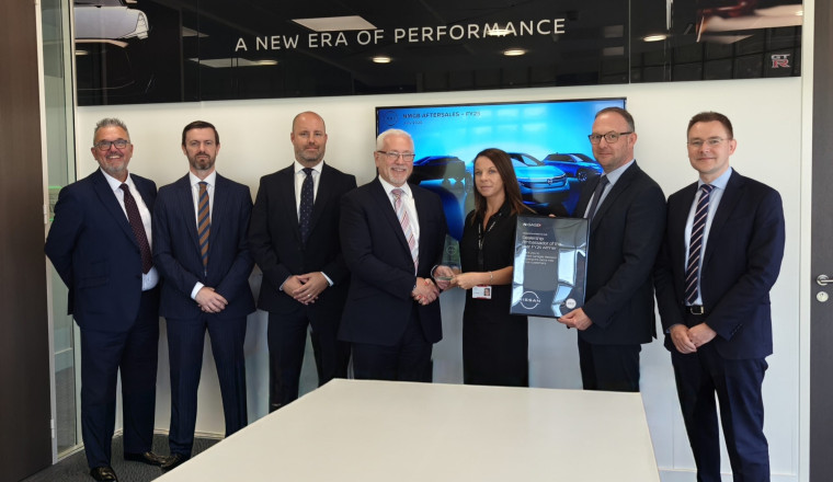 Wessex Garages’ Newport showroom is named Nissan’s best performing UK dealership