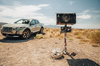 Alien concept: Driving a Hyundai pick-up to Area 51