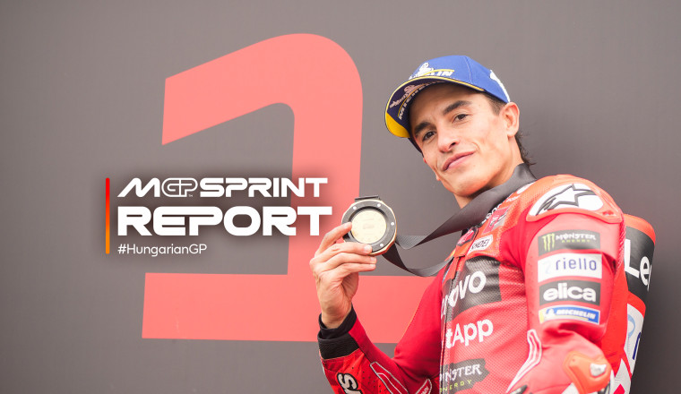 Marquez wins dramatic Balaton Sprint as VR46 earn double podium