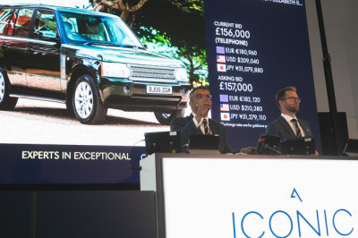 Queen's 20-year-old supercharged Range Rover sells for over ten times its typical market value at auction