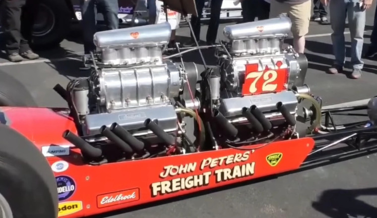 How Top Gas Racers Bolted Two Engines Into One Transmission