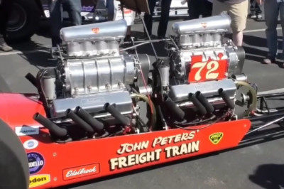 How Top Gas Racers Bolted Two Engines Into One Transmission