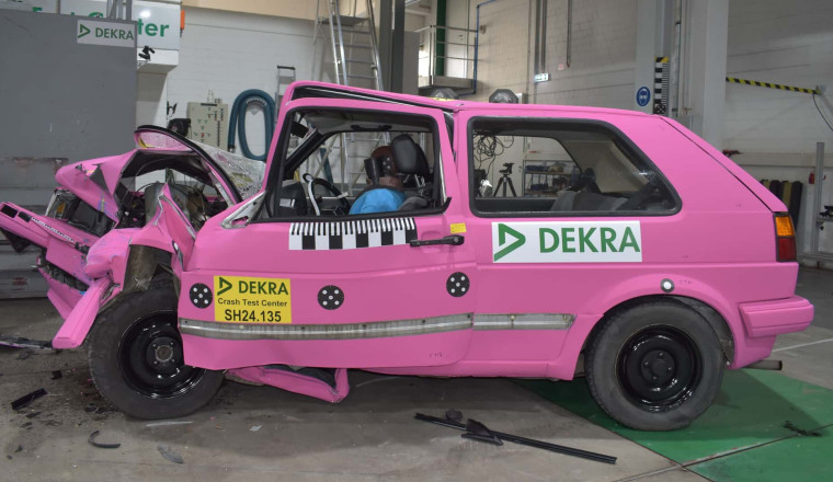 Old VW Golf Meets Modern Crash Test: Proof of How Far Car Safety Has Come