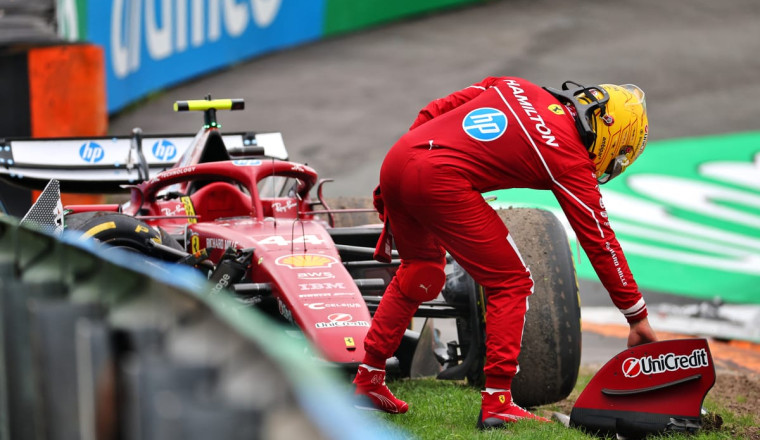 Hamilton gets Monza grid penalty for unusual pre-race yellow flag offence