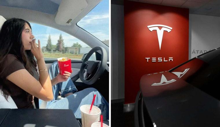 'I Got Striked': Woman Takes Tesla Road Trip on Highway. Then She Eats Her Chick-Fil-A Hands-Free in the Driver’s Seat
