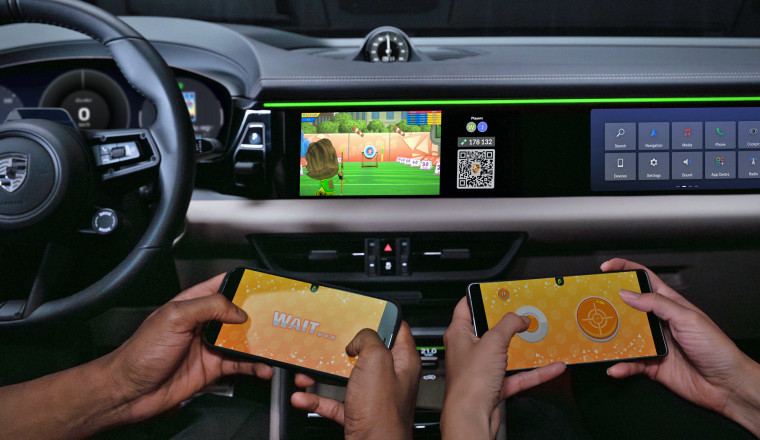 Porsche introduces in-car gaming with AirConsole app